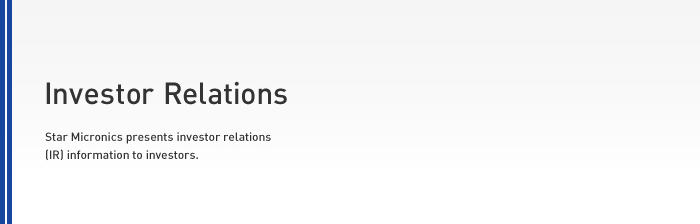 INVESTOR RELATIONS
