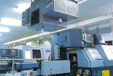 Production line that runs for 24 hours in the most advanced factory.