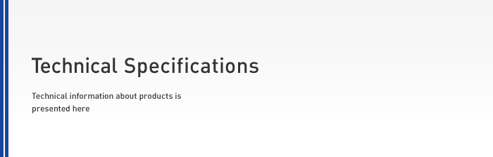 Technical Specifications