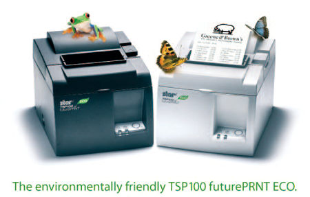 The environmentally friendly TSP100 futurePRNT ECO