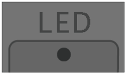 LED 紫連続点滅（0.5秒間隔）